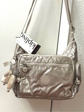 Kipling Metallic Glow Crossbody Bag